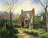 Thomas Kinkade The Cottage painting